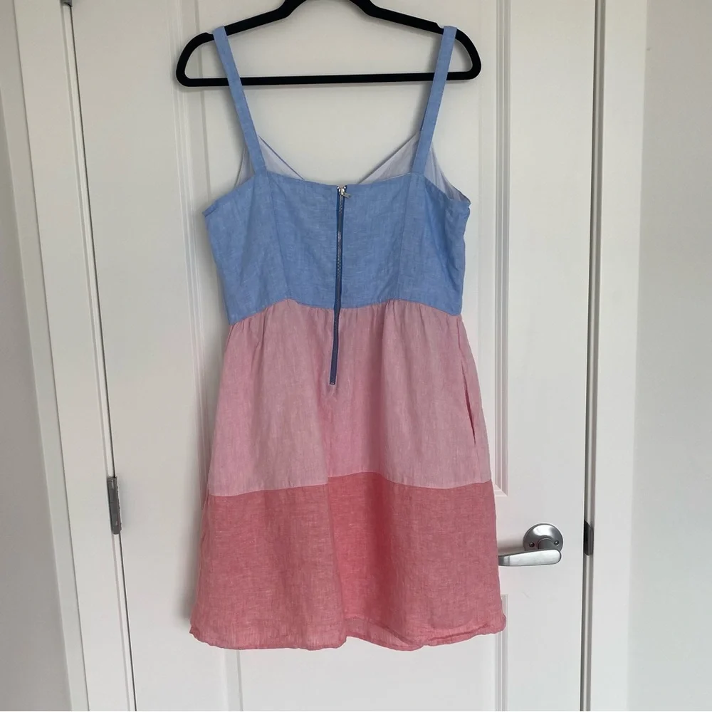 CYNTHIA ROWLEY | 100% Linen Sundress with pockets - Picture 4 of 10